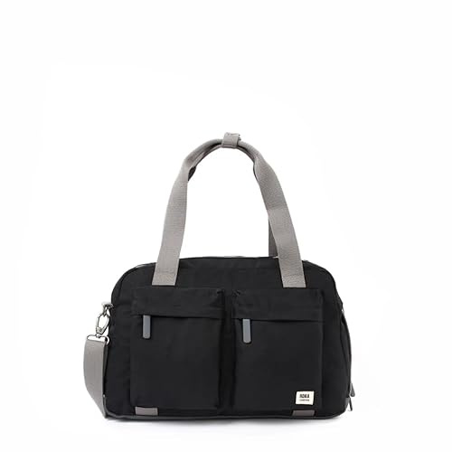 ROKA London Gatwick Small Recycled Canvas Duffle Bag (Ash)