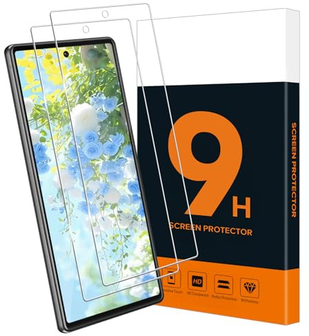 Carantee 2 Stück Schutzfolie für Google Pixel 6 5G, 9H Härtegrad Anti-Kratzer Anti-Öl Ultra-Klar Pixel 6 Displayschutzfolie, 2.5D Edge Extrem Robust Passgenau Google 6 Glasschutzfolie