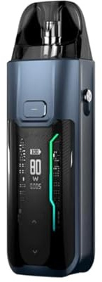 Vaporesso Luxe XR Max 2 2ml Vape Kit - 3200mAh Battery, 2A Fast Charge, 80W, 0.96 TFT + RGB Lights, Adjustable Airflow, Dual Mesh, Luxe X,XR Pods&GTX Coils, No Nicotine (Storm Blue)