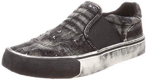 Diesel Damen 355 S-FLIP SO-Sneakers Slipper Denim (Black, Numeric_35)