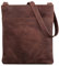 STILORD 'Alicia' Kleine Ledertasche Umhängetasche Damen Ausgehtasche Schultertasche Handtasche Echtes Leder im Eleganten Vintage Design, Farbe:Messina - braun