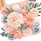 Serwalin künstliche Blumen, rosa Hochzeit Blumen gefälschte Blumen für DIY Hochzeit Brautsträuße Arrangements Baby Dusche Home Cake Decor