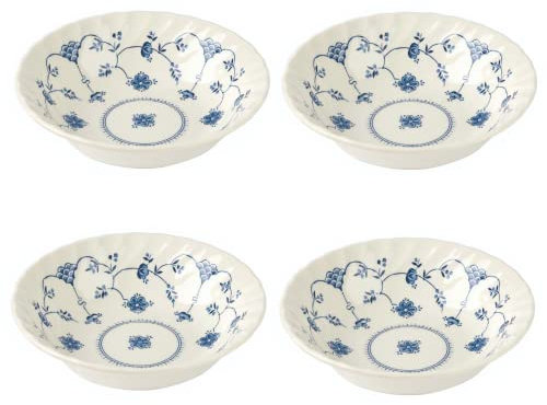 Churchill Finlandia Dinnerware Scallop Bowl Bowl 9, Set of 4, Made in England