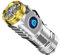 CHENRI Mini-Taschenlampe mit dreiäugigem Monster, LED Taschenlampe Extrem Helle, Aufladbar Taschenlampen mit 5 Lichtmodi, Wasserdichte Mini Handlampe für Camping Outdoor (Silber)