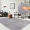the carpet Relax Moderner Flauschiger Kurzflor Teppich, Anti-Rutsch Unterseite, Waschbar bis 30 Grad, Super Soft, Felloptik, Grau, 300 x 400 cm