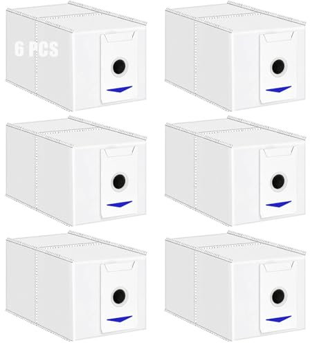 DianSung 6 Stück Staubsaugerbeutel für ECOVACS DEEBOT T30 PRO Omni / T30 Omni Staubsauger Zubehör set, Grosse Kapazität Staubbeutel Ersatzteile