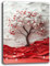 Quadro Moderno Camera da letto ALBERO della VITA Astratto Quadri moderni soggiorno da Parete XXL grande Stampa su tela Canvas Decorazione Murale muro Arredo Salone (15, 30x40 cm)