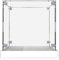 Vitrine en acrylique pour appareil photo Lego 21345 Polaroid - Transparente et résistante à la poussière avec fond imprimé UV - Assemblage sans colle - Design découpé au laser (coque uniquement