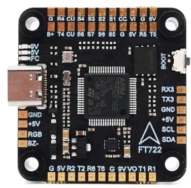 Fangxuee Advanced Flight Controller FT-F722X8 PRO mit Integriertem ICM42688 Gyroskop für RC FPV Drohnen