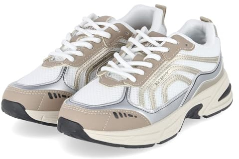 BULLBOXER 6BB0710101 1100 Damen Sneaker Low Textil & Synthetik in Weiss - Gr. 38