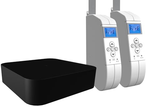 WIR elektronik eWICKLER Comfort Funk-Set, eW940-F-M, elektrischer Gurtwickler + Matter Bridge V7 mini, für 12-15 mm Gurtband, Aufputz, bis 45 kg, Smart Home (2 Fenster)