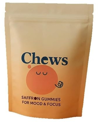 Gomitas de azafrán para niños, con flor de la pasión, extracto de azafrán, apoyo para el estado de ánimo tranquilo, para concentración y relajación, para niños de 4 a 14 años