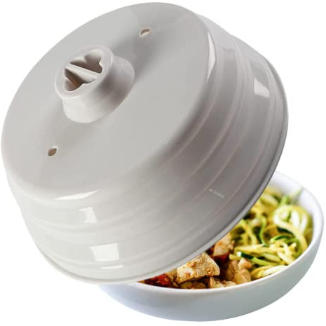 sussie daddy 3 in 1 Mikrowellen Abdeckung 20/22/26/28cm, Silikondeckel für Pfanne, HitzebeständigTopfuntersetzer,Spülmaschinenfest BPA-Frei