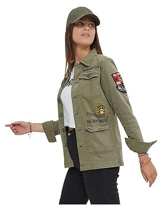 Von Dutch Veste Coton Femme Angel Kaki