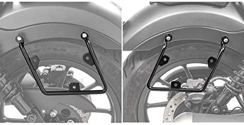 Satteltaschenhalter Set kompatibel mit Honda Rebel 500 17-25 Abstandshalter (Paar)