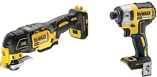 DEWALT DCS356N 18v XR Brushless Oscillating Multi-Tool Body Only & DCF887N XR 18V 3 Speed BL Impact Driver Naked-Body ONLY, 18 W, 18 V, Multi, Bare Unit