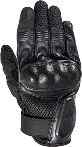 IXON RS2 Motorrad Handschuhe (Black,XL)