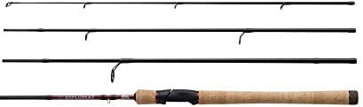 Abu Garcia Diplomat V2 Reise-Angelrute - Kompakte 4-teilige Carbon-Reiserute für mehrere Fischarten, Premium-Korkgriff, ideal für Süß- und Salzwasserfischen 2,74 m 5-21 G