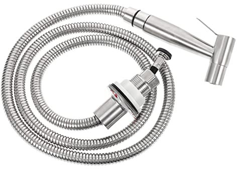 Angoily 1 Set Sink Spray Braces Kit Steel Sink Flexible Hose Tap Hose Sprayer Portable Sprayer Kit Kitchen Faucet Sprayer Sink Pull Out Head Spray Supplies