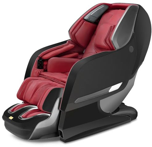 Aspria 3D Massagesessel mit AufBauService in DE, Massagestuhl für Ganzkörper, Luft-Massage-System, Zero-Gravity, bionischen Massagetechniken, LED, Bluetooth, Relaxsessel Für Zuhause