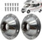 2 x Tischfuß für Wohnmobil, Aluminium, Flanschhalterung Mit Schrauben, Tischbeinsockel für Wohnwagen, Boot, Festes Zubehör