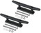 PATIKIL 6.5 Inch Nylon Boat Dock Cleat 2 Pack Kayak Small Rope Tie Cleat Dock with Screws for Marine Deck Boats Canoes Kayaks, Decor, Black