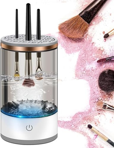 Nettoyant Électrique pour Pinceaux de Maquillage, USB Multifonction Pinceaux de Maquillage de Beauté Automatiques Nettoyez, adapté aux pinceaux de maquillage de toutes