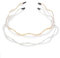 Lilbitty 2 Stück Haarreifen Damen Elastische Gold und Silber Haarbänder für Mode Tracht Kommunion Haarreif Diadem Haarschmuck für Damen Kommunion Mädchen Haarreif Dirndl Braut