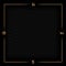 MTJ® Tapis de Bridge Prestige (Tramé Noir et Or) 78x 78 cm - Jersey Néoprène - Fabriqué en France