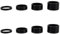Entretoise de Casque de Vélo,8 PCS Entretoise de Fourche de Tige de Vélo Fibre de Carbone Entretoise Vélos de Route Entretoises de Direction pour Velo de Route et VTT 2mm 3mm 5mm 10mm