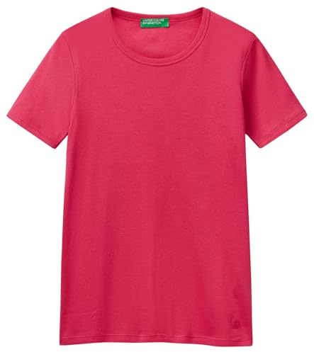 United Colors of Benetton T-Shirt für Damen, rot, X-Small