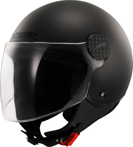 LS2, Jet-Motorradhelm SPHERE LUX II SOLID Matt Black, XS | Leicht zu wechseln