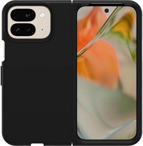 Otterbox Funda para Google Pixel 9 Pro Fold Thin Flex, Resistente a Golpes y caídas, Protectora y Elegante 2 Piezas, Testada con los estándares Militares anticaídas, para teléfonos Plegables, Negro