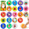 HOUT 20 Stück Mitgebsel Kindergeburtstag Squishy Stressball - Anti Stress Bälle Kindergeburtstag Gastgeschenke - Antistressbälle für Kinder Erwachsene - Kleine Geschenke für Kinder (B)