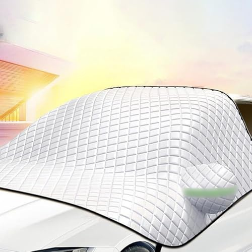 NBVGFGDF Auto Frontscheibenabdeckung, für Opel Corsa D 2006-2014 Magnetisch Winter Auto Windschutzscheibe Abdeckung Gegen Frost Auto Anti-Schnee Abdeckung