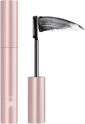 Mascara Waterproof Mascara, Eye Makeup Comb Mascara, 3D Waterproof Curling Eyelash Iron Mascara, Long-Lasting Waterproof & Smudge-Proof. (Black, 11cm)
