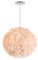 iDEGU Lustre Suspension Ø 30cm Plafonnier Lustre Plume E27 Éclairage de Plafond Moderne Lampe Suspension Luminaire pour Chambre Salon (Champagne)