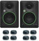 Mackie CR3.5BT Aktive 2-Wege Studio-Monitore Bluetooth Lautsprecher mit keepdrum Boxenfüße