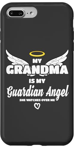 My Grandma My Guardian Angel She Watches Over Me In Memory Custodia per iPhone 7 Plus/8 Plus