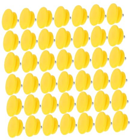 BESPORTBLE 100 Pezzi Punte antiscivolo stivali tacchetti da neve chiodi per scarpe antiscivolo per stivali Scarpe da tampone di neve Aderenze sulla neve Acciaio inossidabile Giallo