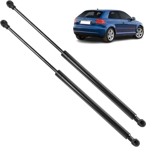 2 amortiguadores maletero compatibles para Audi A3 (8P) (3 puertas) (2003-2013) muelle neumático maletero. 8P3827552A, 8P3827552C