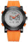 BUREI Digital Herren Uhren Sport Outdoor Armbanduhr Silikon Herren Quarzwerk mit Wecker/Kalender/Stoppuhr/