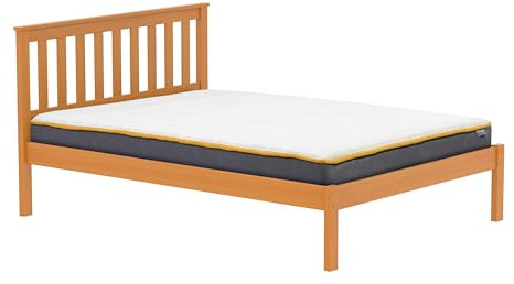 Birlea Denver Low End Bed, Wood, Pine, Double, 199.5 x 135 x 97 cm