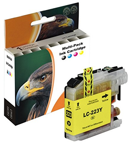 Tintenpatrone Yellow kompatibel mit Brother L-221 L-223 DCP J4120 DWG J562 MFC J4420 DW J4620