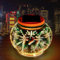 Mosaik Lampe Solar Gartenleuchten,KINGCOO Wasserdichte Farbwechsel Ball Stimmungslicht Nachtlichter Solarleuchte Tischlampe für Schlafzimmer Party Terrasse Dekoration Beleuchtung (3d Punkte)