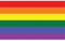 TrendClub100® Fahne Flagge „Regenbogen Rainbow LGBT Gay“ - 150x90 cm / 90x150cm