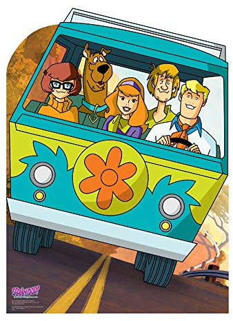 STAR CUTOUTS SC1357 Scooby Doo Mystery Machine Cardboard Cutout Stand-In