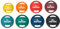 Sport-Thieme Medizinball mit Griff | formbeständig | 3-10 kg | schwarz, gelb, orange, rot, hellblau, Bordeaux, grün, dunkelblau | Geeignet als Hantel, Medizinball oder Kettlebell