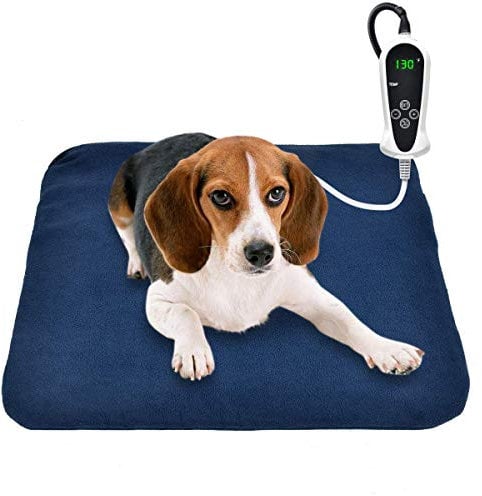 RIOGOO Pet Heating Pad, Electric Heating Pad for Dogs and Cats Indoor Warming Mat with Auto Power Off 45 x 45cm(UK)