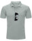 33,000ft Men's Polo Shirt Short Sleeve T-Shirt Golf Polo Moisture Wicking Polos Quick Drying Polos Outdoor Sports Athletic Tennis Performance Breathable T-Shirt for Golf Tennis Work Light Grey L